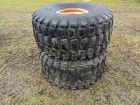 (2) 22.5-16.1 Implement Tires with Rims
