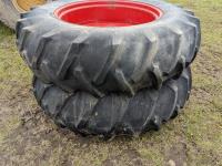 (2) 18.4-38 Tractor Tires with Rims