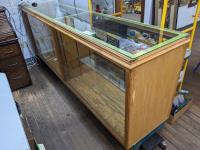 Oak & Glass Display/Sales Counter