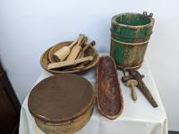 Wooden Kitchen Ware with Dough Bowl