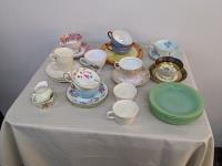 Assorted Tea Cups and Saucers