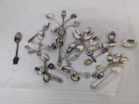 (29) Sterling Silver Collector Spoons