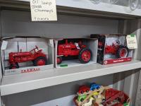    (3) Die Cast Farmall Tractors