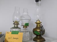 (3) Oil Lamps