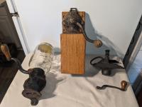 (2) Coffee Grinders and Parts