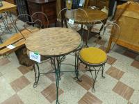Ice Cream Parlour Table with (3) Chairs