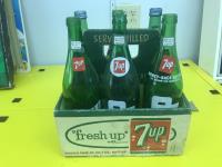 Family Size 7 Up Box with (6) Bottles