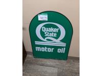   Double Sided Quaker State Oil Sign
