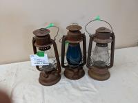 (3) Barn Lanterns