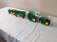 (3) John Deere Tractors & Wagon