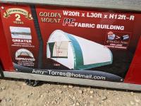 2022 Golden Mountain 20 Ft X 30 Ft X 12 Ft Dome Storage Shelter