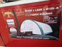 2022 Golden Mountain 30 Ft X 65 Ft X 15 Ft Dome Storage Shelter