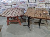 Picnic Table and (2) Vintage A&W Tables