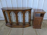 China Cabinet and Side Table