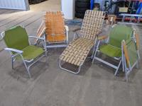 (6) Vintage Lawn Chairs