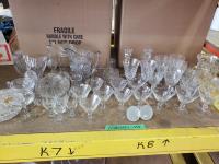 Qty of Miscellaneous Crystal/Glassware