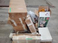 Pallet of Fake Flowers, Ribbons and Décor 