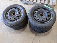 (4) Winter Tires On Steel Rims