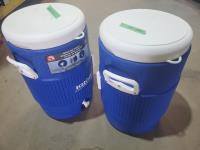 (2) 5 Gal Beverage Coolers