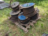 (6) Wooden Reels with 5/8 Inch Cable