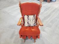 Vintage Wooden Glider Chair