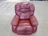 Burgundy Leather Recliner