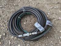 (2) 1/2 Inch X 30 Ft 4500 PSI Hydraulic Hoses