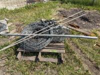 Qty of Barbed Wire and (2) Ground Rods