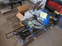 Mitre Saw and Qty of Hand Saws