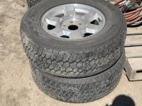 (2) 265/70R17 Tires w/Rims