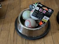 Pet Dishes w/ Toys