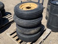 (4) Micellaneous Implement Tires w/Rims