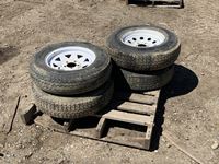 (4) 225/75R15 Tires w/Rims