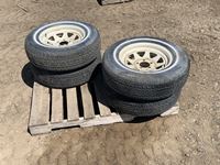 (4) 205/75R15 Tires w/Rims