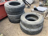 (6) 11R24.5 Tires