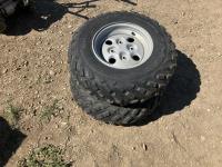 (2) 25X8-12 Tires w/ Rims