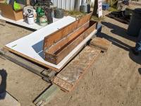    (2) Sheets of Puck Board, Miscellaneous Plywwod & Plywood Box