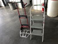    Step Ladder and Benchmark Dolly