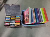 Qty of Records and 8 Track Tapes