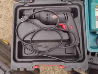 Jobsite Corded Electric Drill with Case