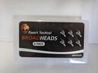 (6) Ewart Tactical Broad Head Arrow Tips