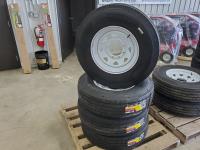 (4) Grizzly St235/80R16 Tires On Rims