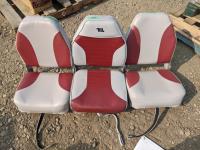 (3) Folding Boat Seats