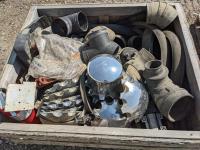 Crate of Miscellaneous Heavy Truck Parts
