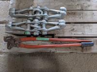 Lifting Jaws & Set tire Chain Pliers 