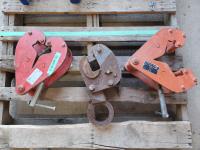 (2) Beam Clamps and Plate Clamp