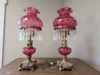 (2) Authentic 1800 Ft Victortian Lamps