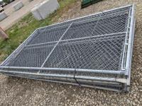 Qty of Chain Link Fence Panels 