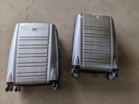 (2) Air Canada Hard Shell Suitcases