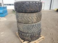 (4) Goodyear 385/65R22.5 Tires